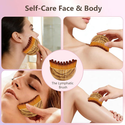 Natural V-line™ Lymphatic Contour Face Brush